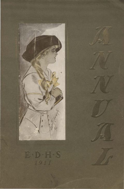 Cover of the 1911 East High School yearbook