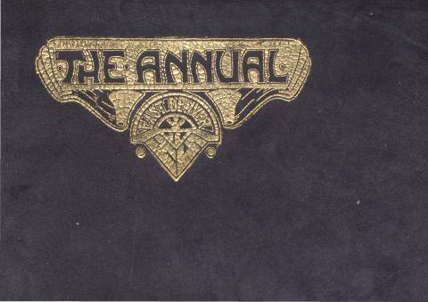 Cover of the 1916 East High School yearbook