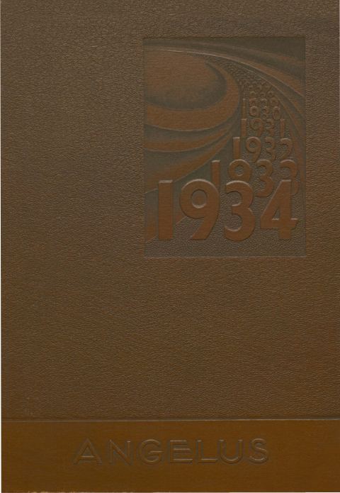 Cover of the 1934 East High School yearbook