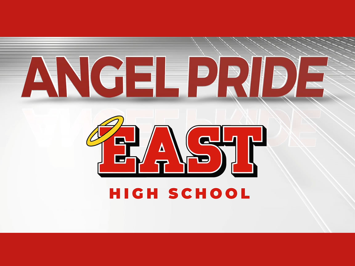 East High School students showing Angel pride