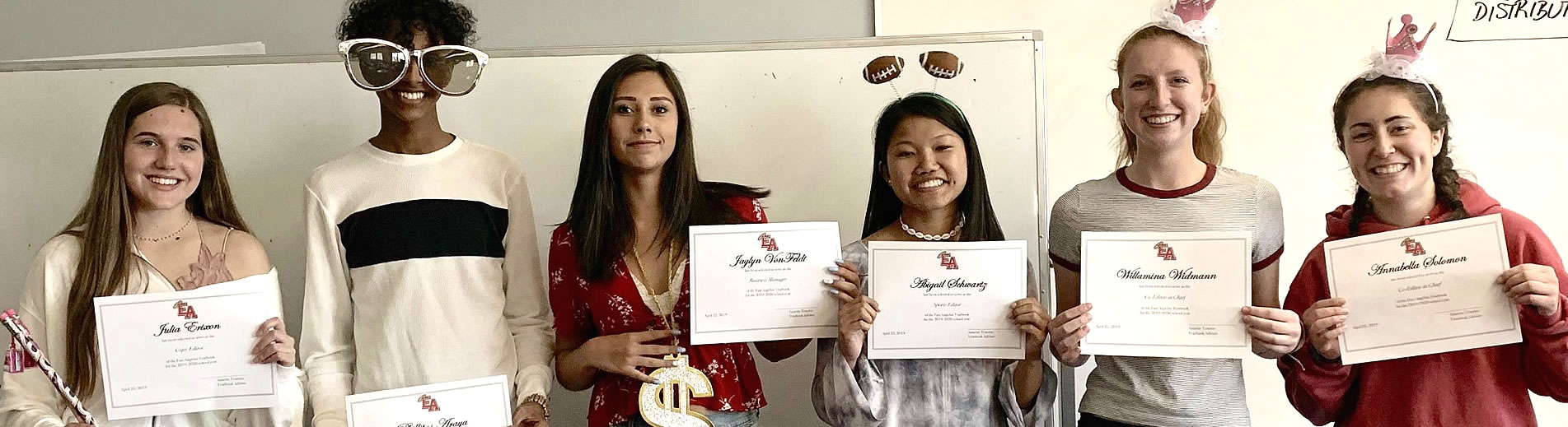 Scholarship and grant certificates presented to East High School recipients